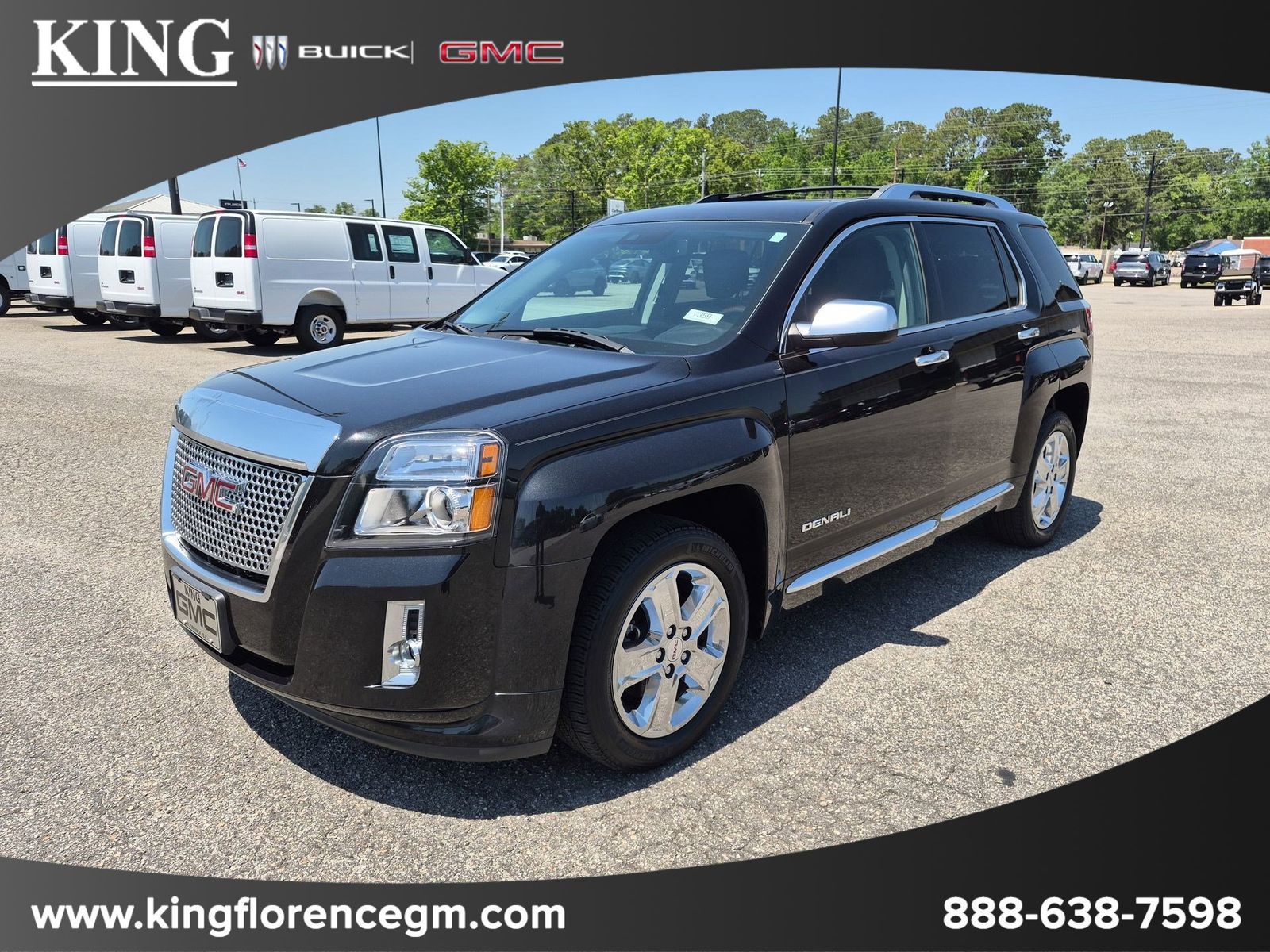 Carbon Black Metallic 2014 GMC Terrain Denali SUV / Crossover Front-Wheel Drive 6-Speed Automatic
