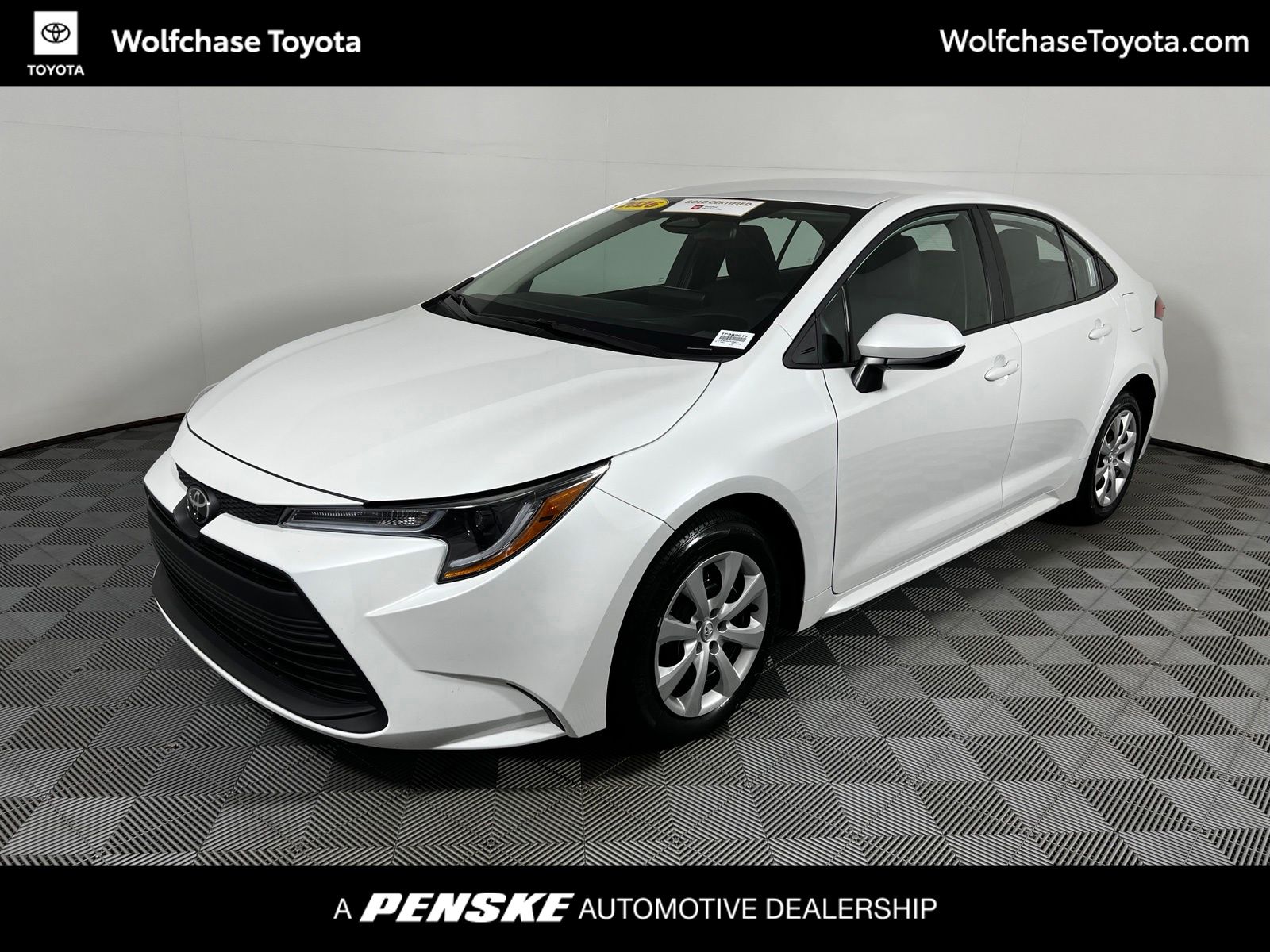 White (Wind Chill Pearl) 2026 Toyota Corolla Sedan Front-Wheel Drive Continuously Variable Transmission