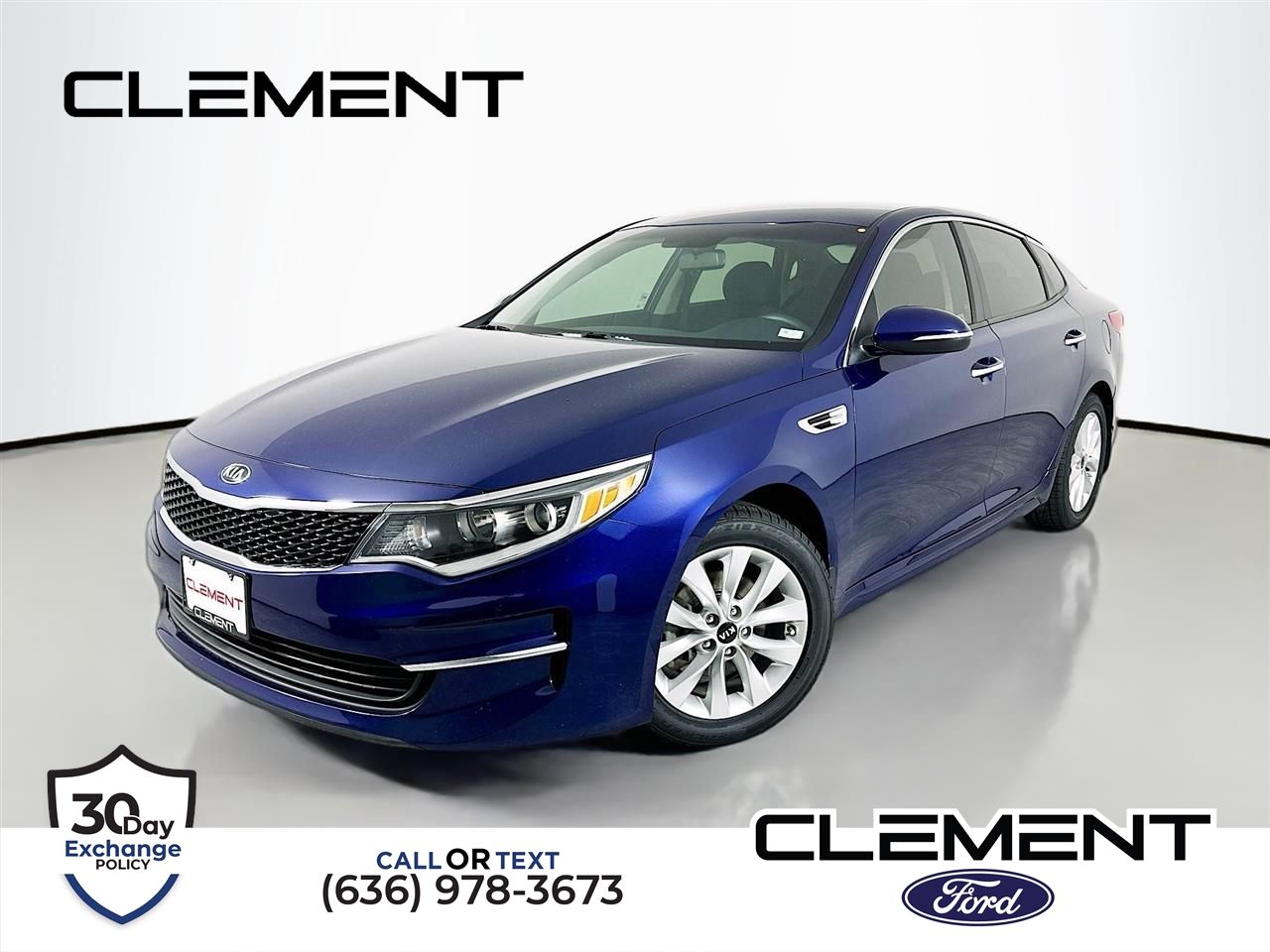 Horizon Blue 2018 Kia Optima LX Sedan Front-Wheel Drive 6-Speed Automatic