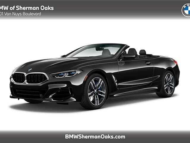 Black Sapphire Metallic 2026 BMW 8 Series Convertible Rear-Wheel Drive 8-Speed Automatic
