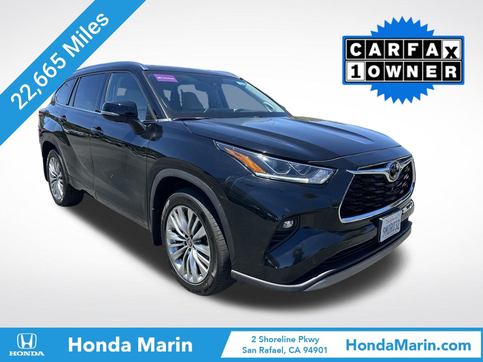 Midnight Black Metallic 2024 Toyota Highlander SUV / Crossover All-Wheel Drive 8-Speed Automatic