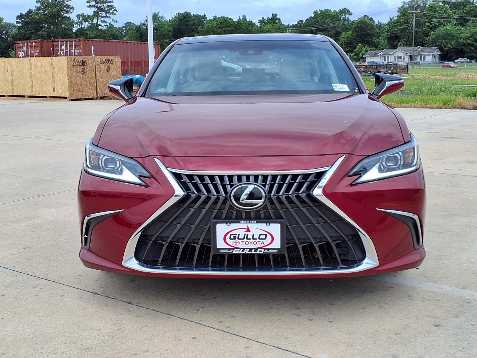 2023 Lexus ES 350 Red at Westside Lexus