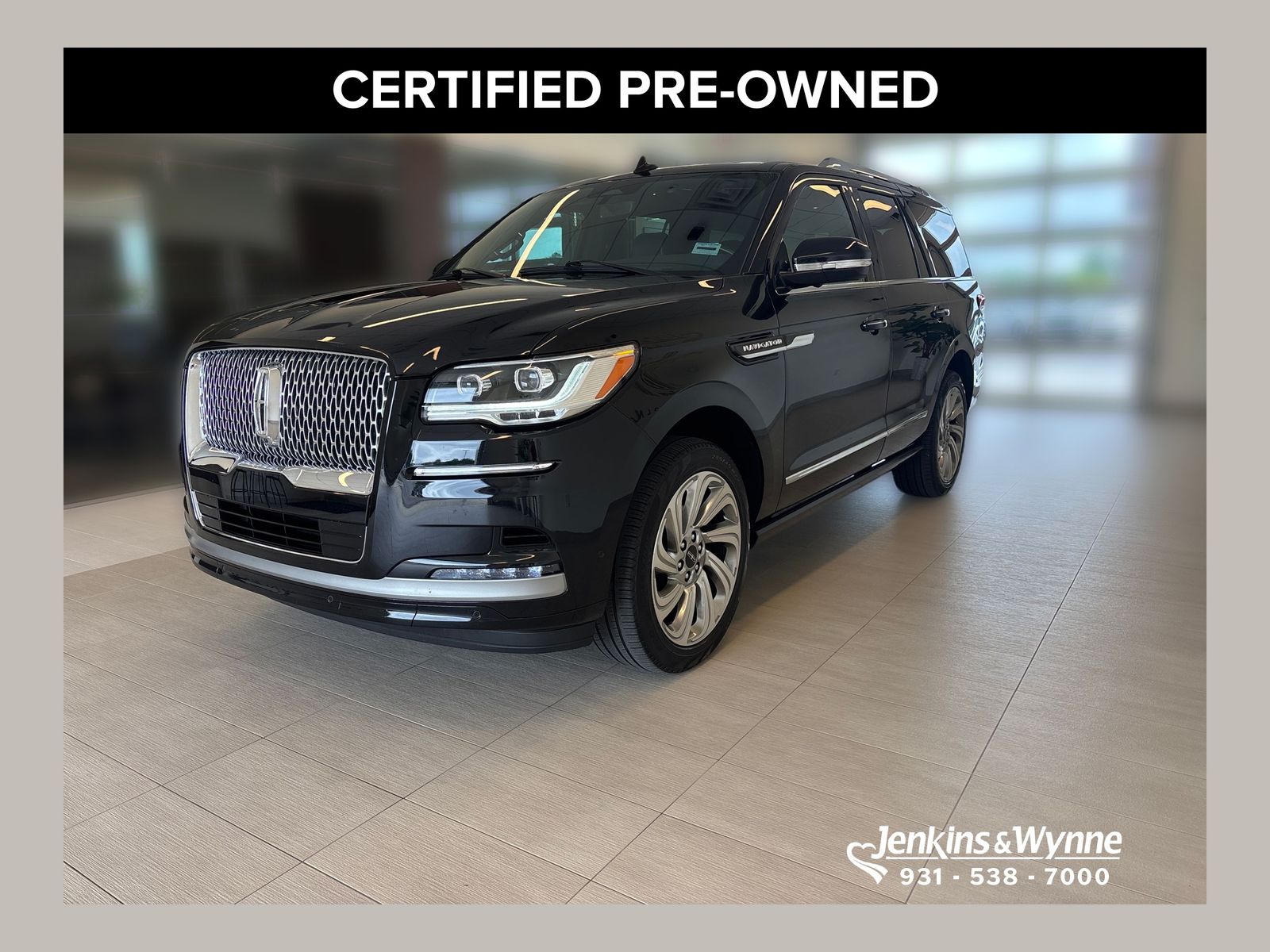 Infinite Black Metallic Clearcoat 2024 Lincoln Navigator Premiere 4WD SUV / Crossover Four-Wheel Drive Automatic