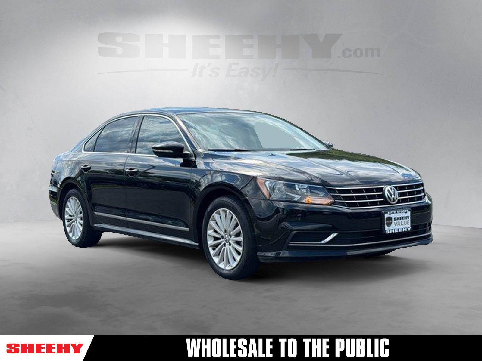 Black Uni 2016 Volkswagen Passat Sedan Front-Wheel Drive 6-Speed Automatic