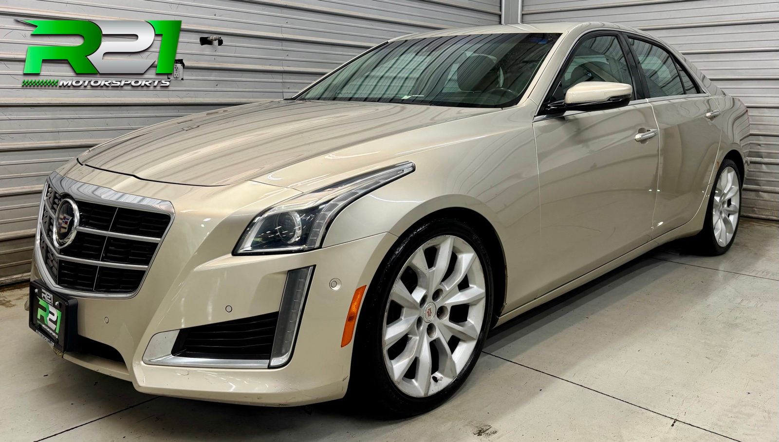 Silver Coast Metallic 2014 Cadillac CTS Sedan All-Wheel Drive 6-Speed Automatic