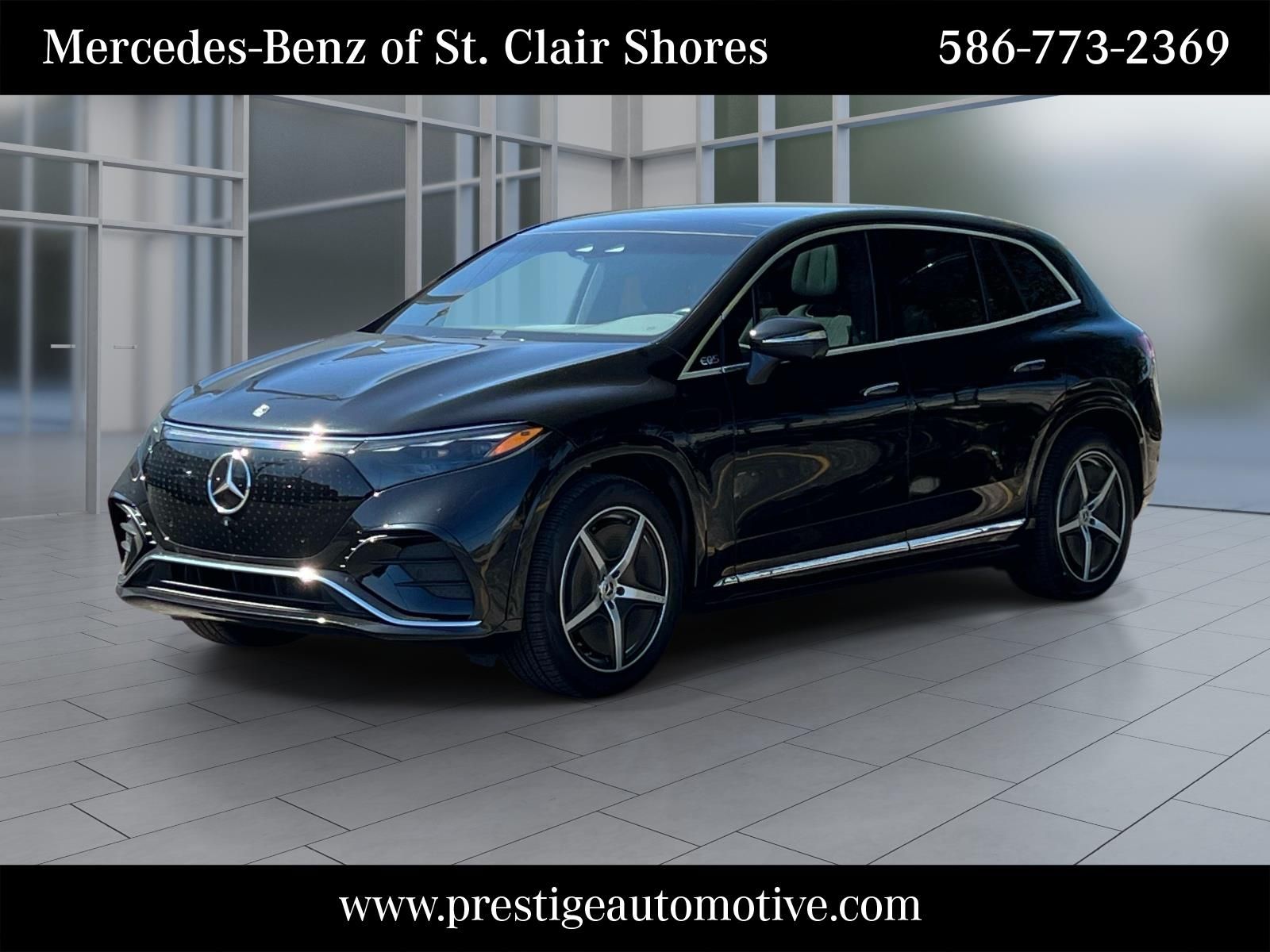 Obsidian Black Metallic 2023 Mercedes-Benz EQS Sedan All-Wheel Drive 1-Speed Automatic