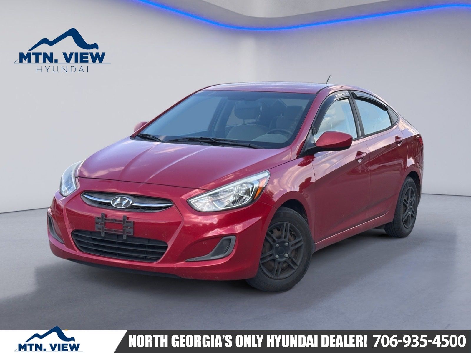 Boston Red Metallic 2016 Hyundai Accent SE Sedan FWD Sedan Front-Wheel Drive Automatic
