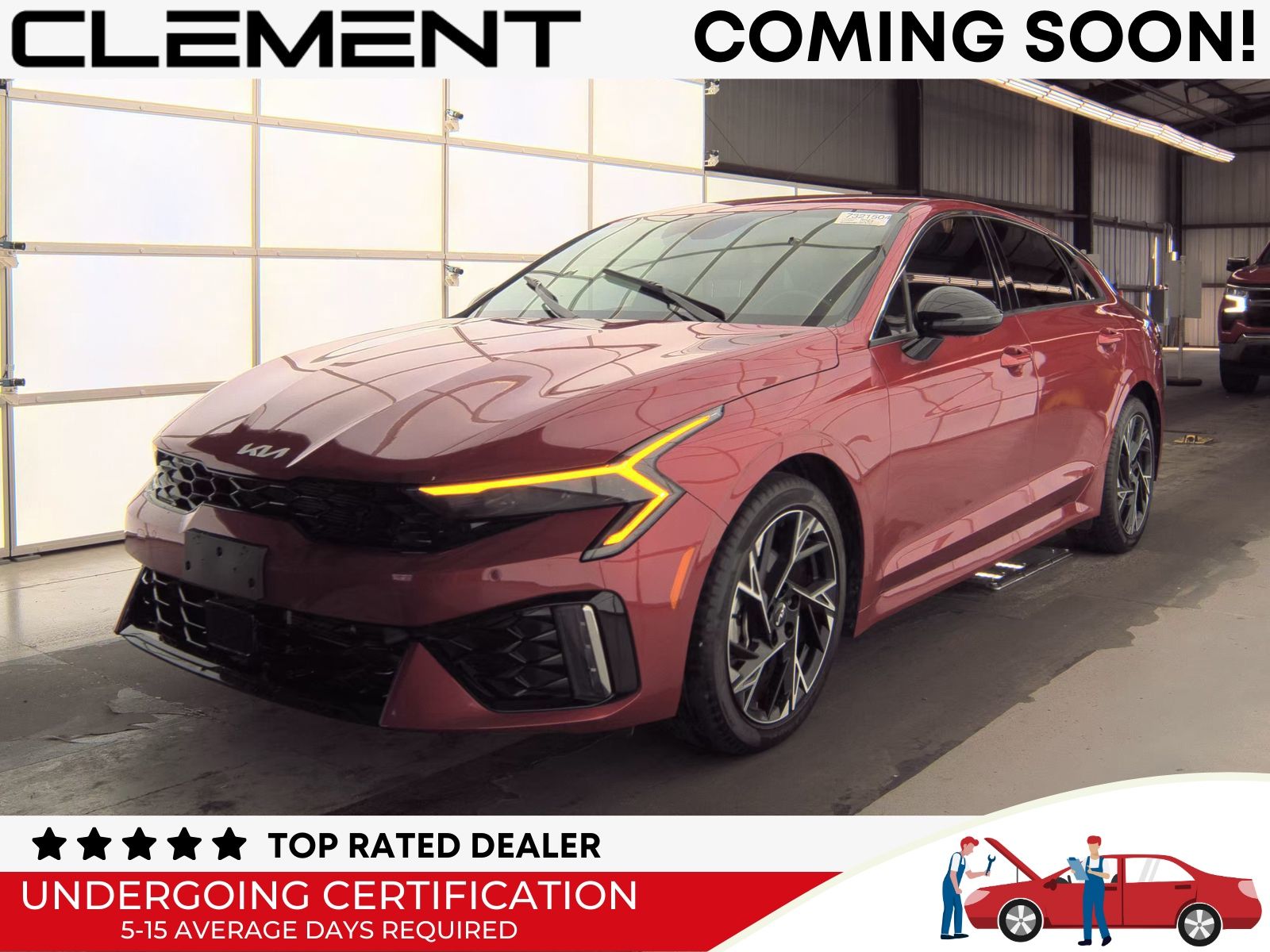 Runway Red 2025 Kia K5 GT-Line FWD Sedan Front-Wheel Drive 8-Speed Automatic