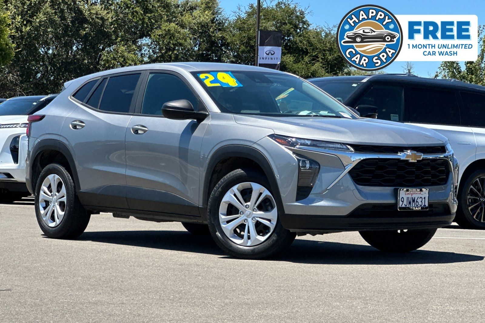 Sterling Gray Metallic 2024 Chevrolet Trax SUV / Crossover Front-Wheel Drive 6-Speed Automatic
