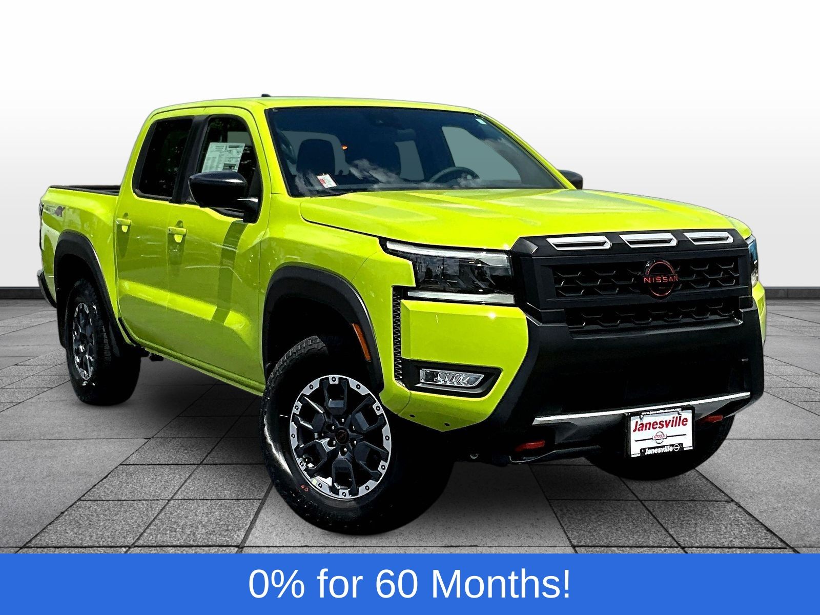 Citrus Strike 2026 Nissan Frontier Pickup Truck Four-Wheel Drive 9-Speed Automatic Overdrive