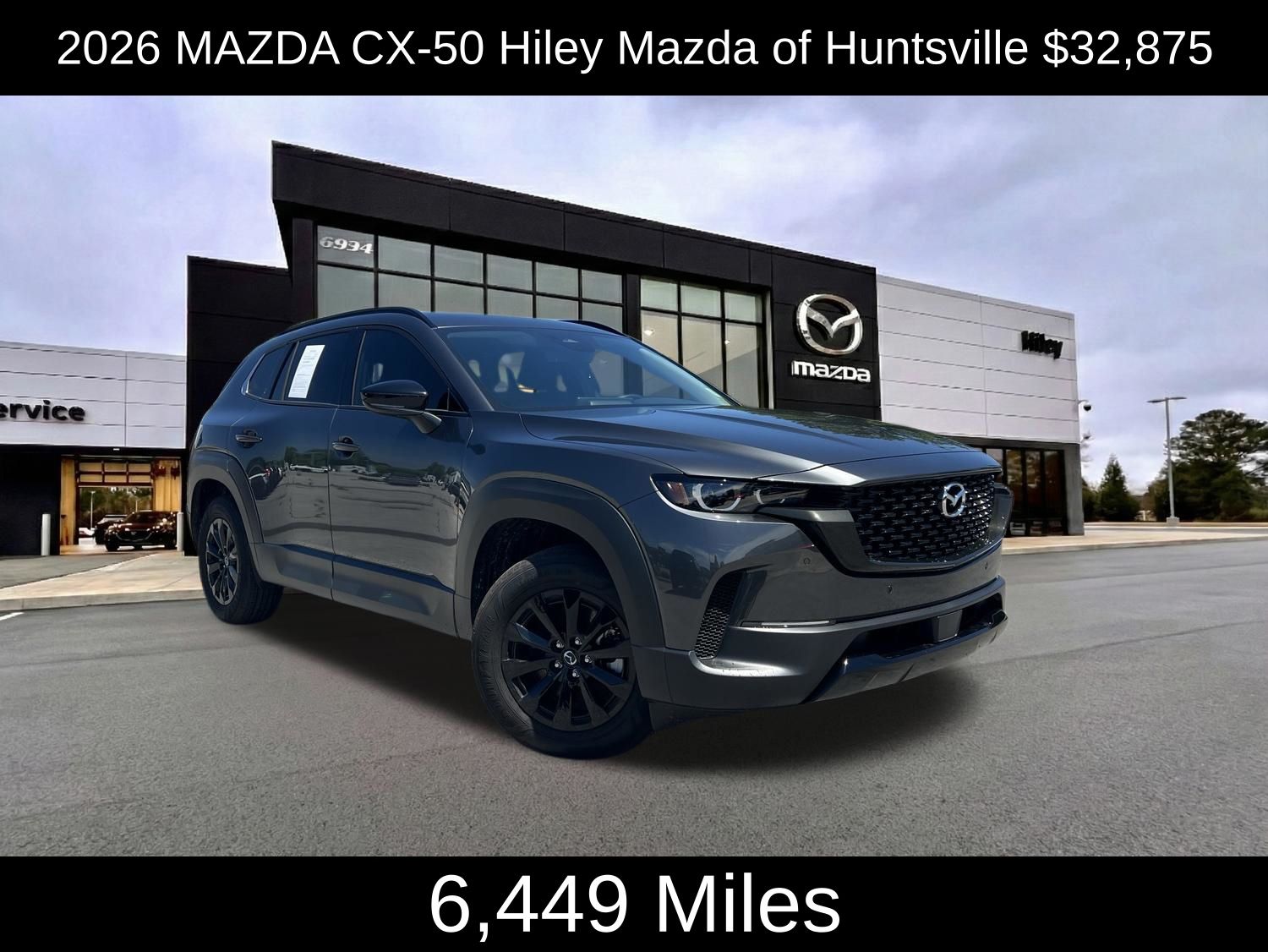 Machine Gray Metallic 2026 Mazda CX-50 SUV / Crossover All-Wheel Drive Continuously Variable Transmission