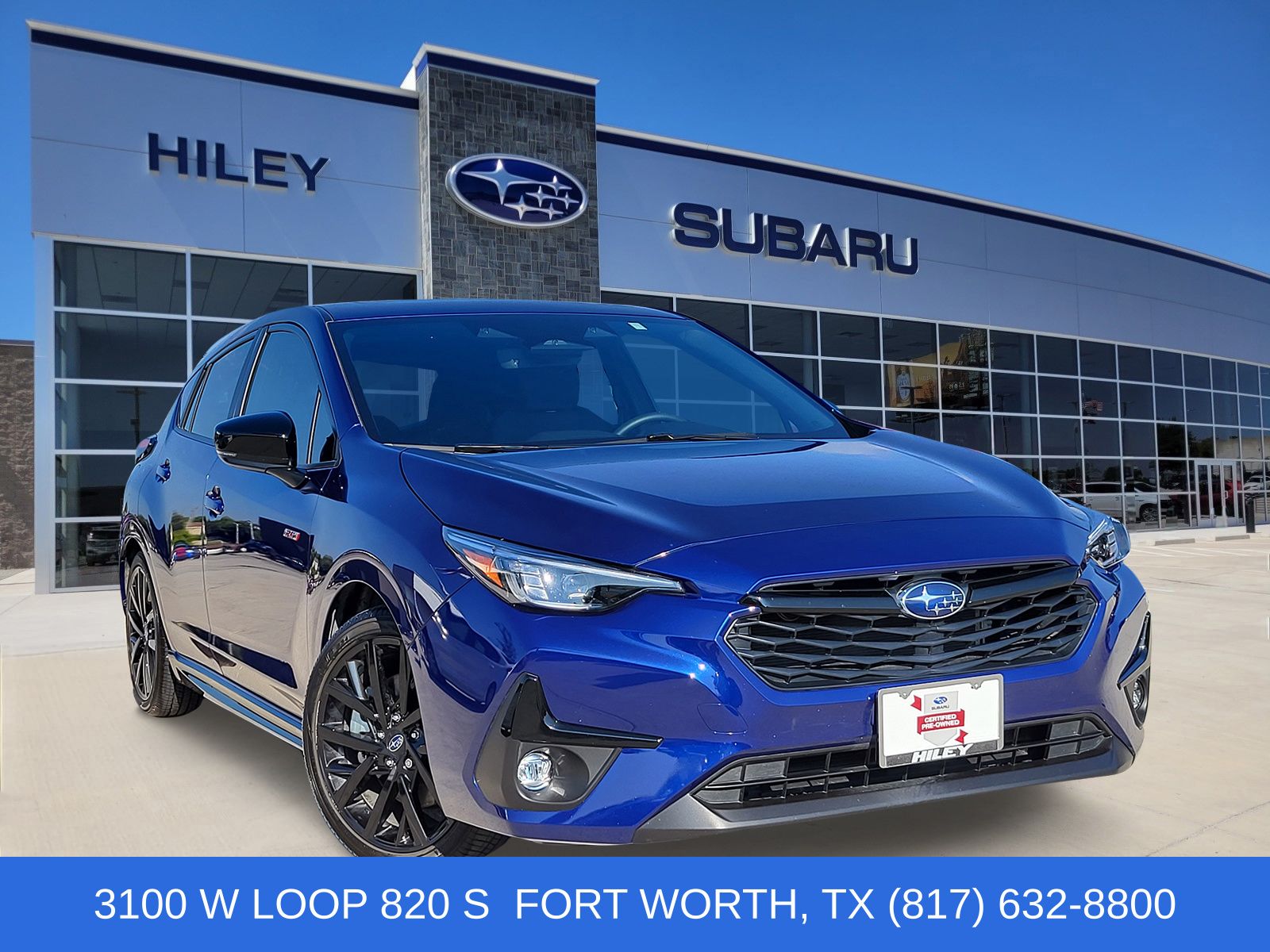 Sapphire Blue Pearl 2024 Subaru Impreza Wagon All-Wheel Drive Continuously Variable Transmission