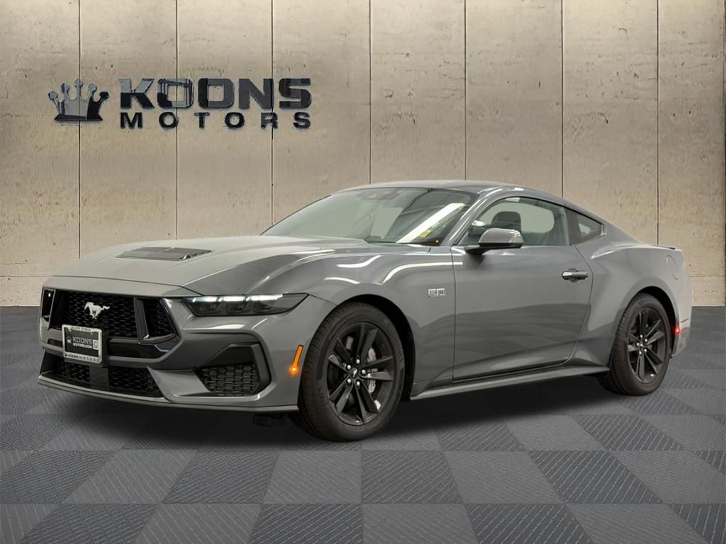 Carbonized Gray Metallic 2025 Ford Mustang Coupe Rear-Wheel Drive 6-Speed Manual