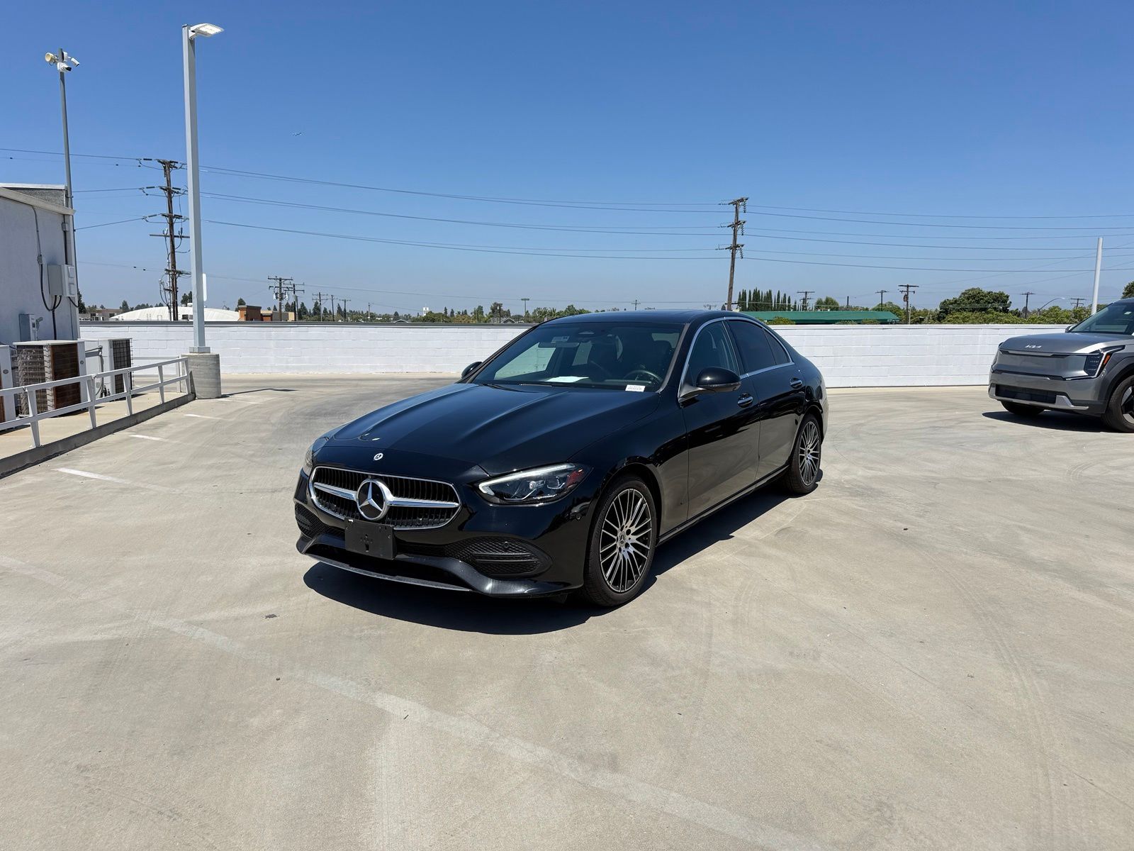 Black 2022 Mercedes-Benz C-Class Sedan Rear-Wheel Drive 9-Speed Automatic