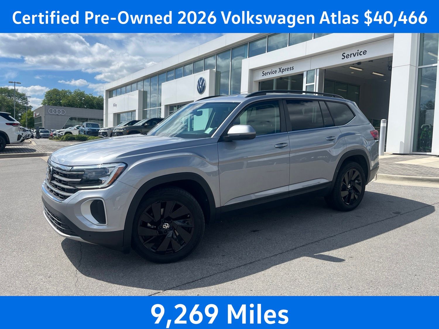 Silver Mist Metallic 2026 Volkswagen Atlas SE FWD with Technology SUV / Crossover Front-Wheel Drive 8-Speed Automatic