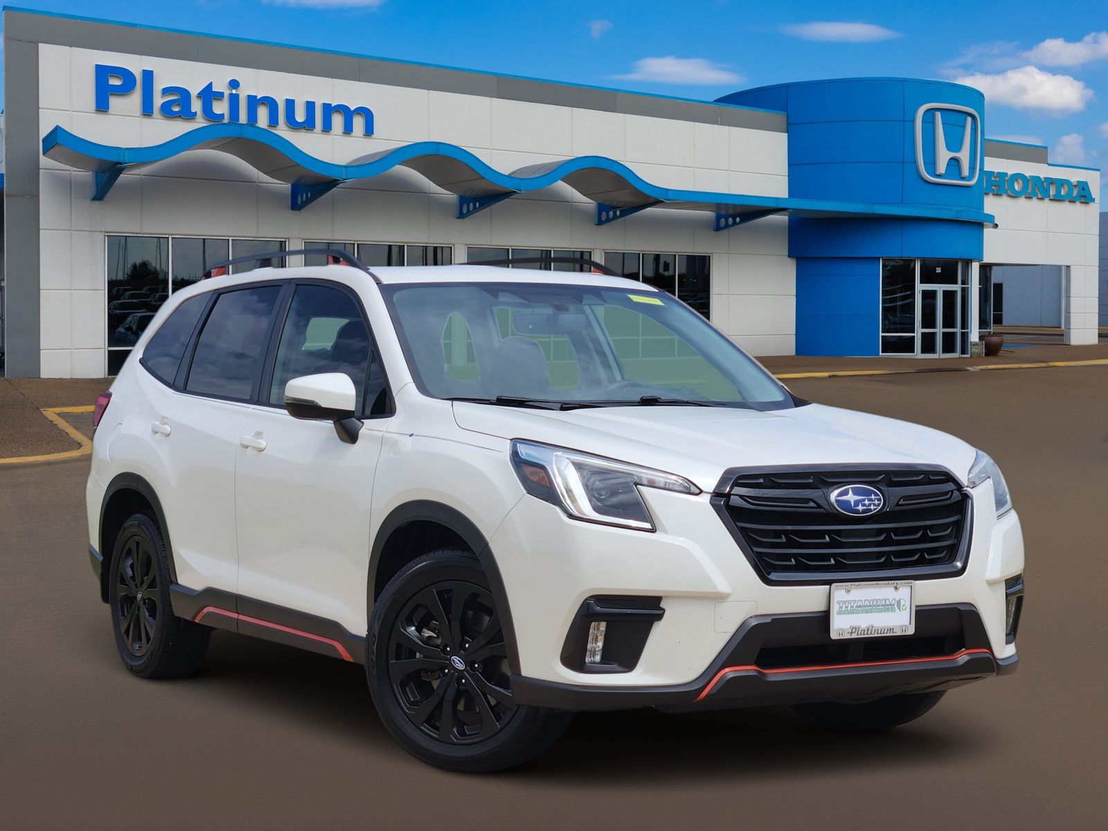 Crystal White Pearl 2024 Subaru Forester SUV / Crossover All-Wheel Drive Continuously Variable Transmission