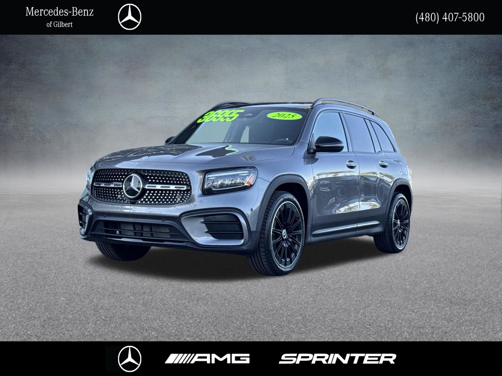 Gray (Mountain Grey Metallic) 2025 Mercedes-Benz GLB SUV / Crossover Front-Wheel Drive 8-Speed Dual Clutch