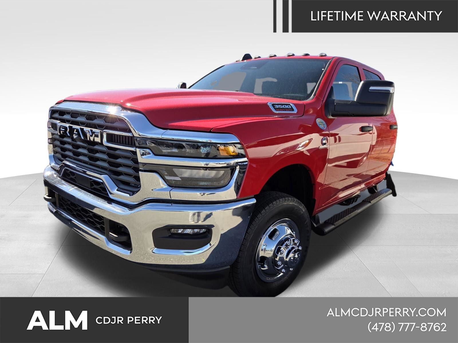 Flame Red Clearcoat 2026 RAM 3500 Chassis Tradesman Crew Cab LB DRW 4WD Pickup Truck Four-Wheel Drive 8-Speed Automatic