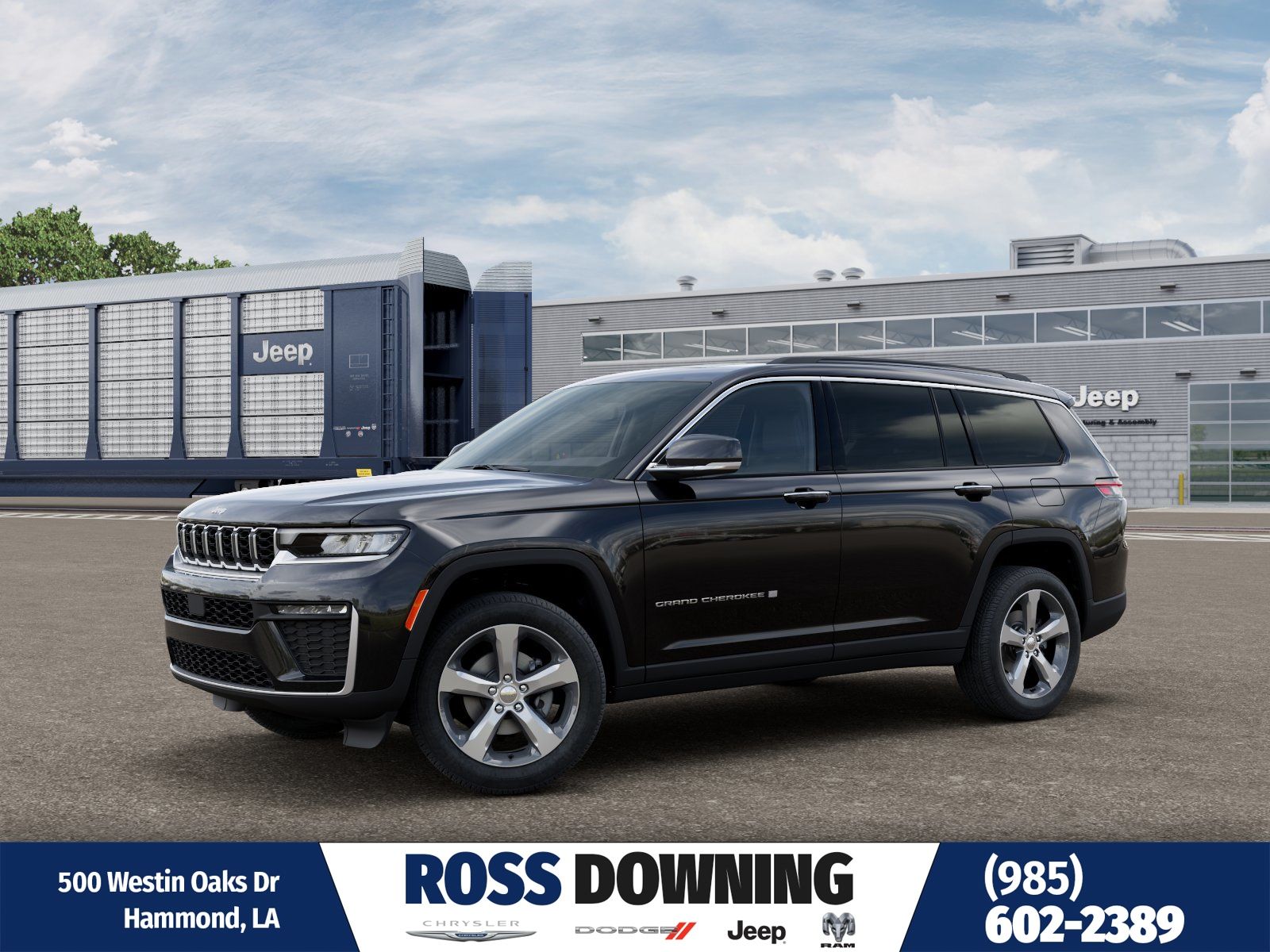 Diamond Black Crystal Pearlcoat 2026 Jeep Grand Cherokee L Limited RWD SUV / Crossover 4X2 8-Speed Automatic