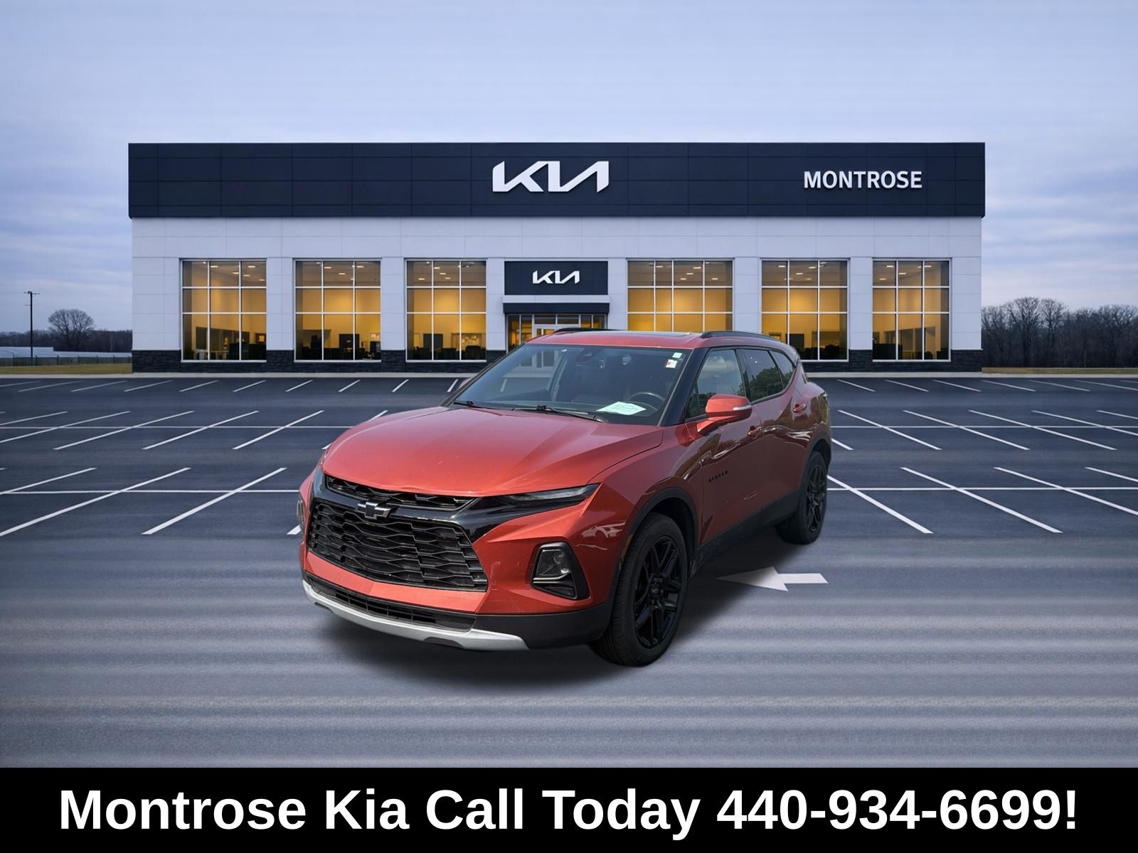 Orange Metallic 2021 Chevrolet Blazer SUV / Crossover Front-Wheel Drive 9-Speed Automatic