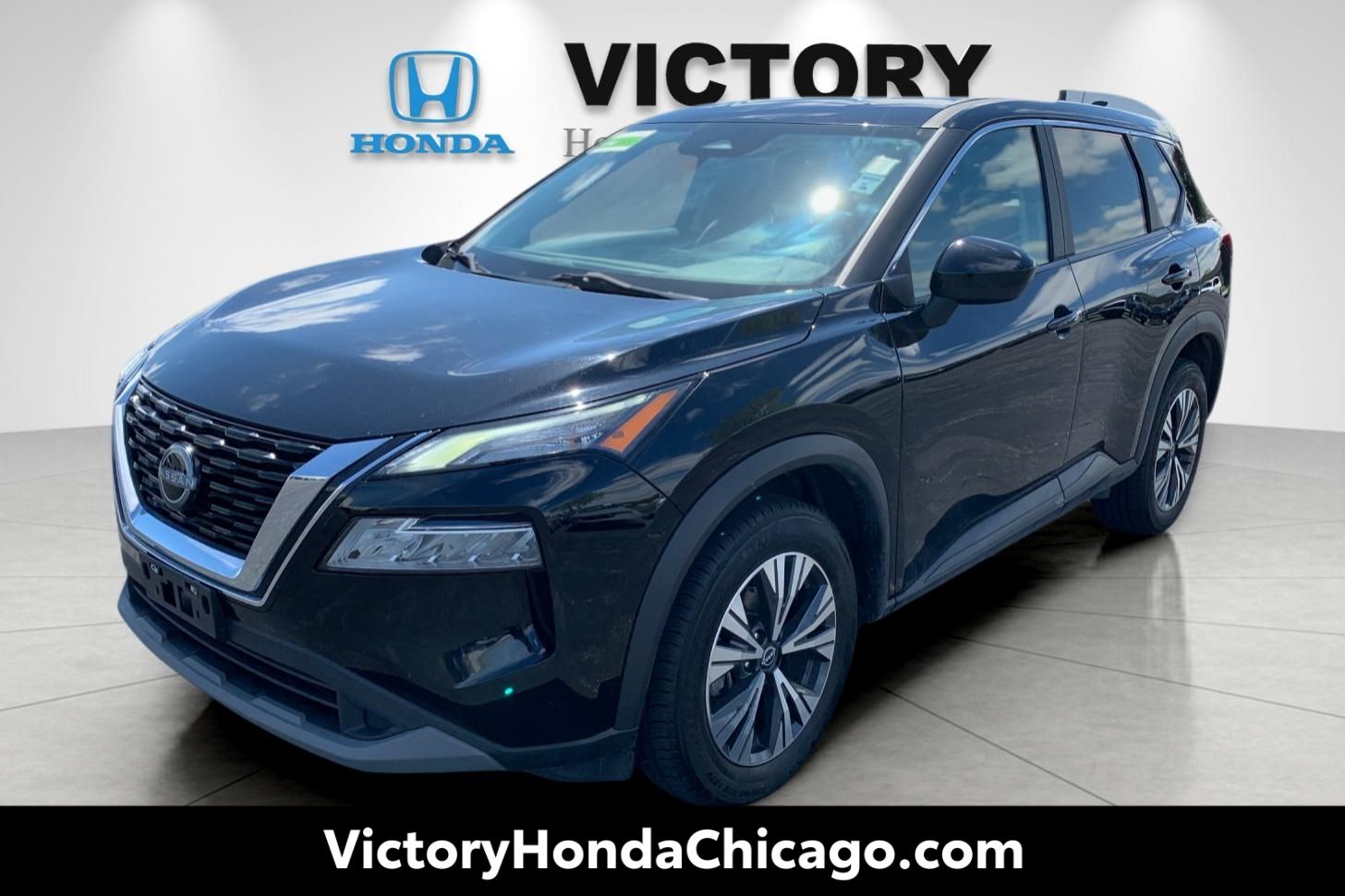 Super Black 2023 Nissan Rogue SUV / Crossover Front-Wheel Drive Continuously Variable Transmission