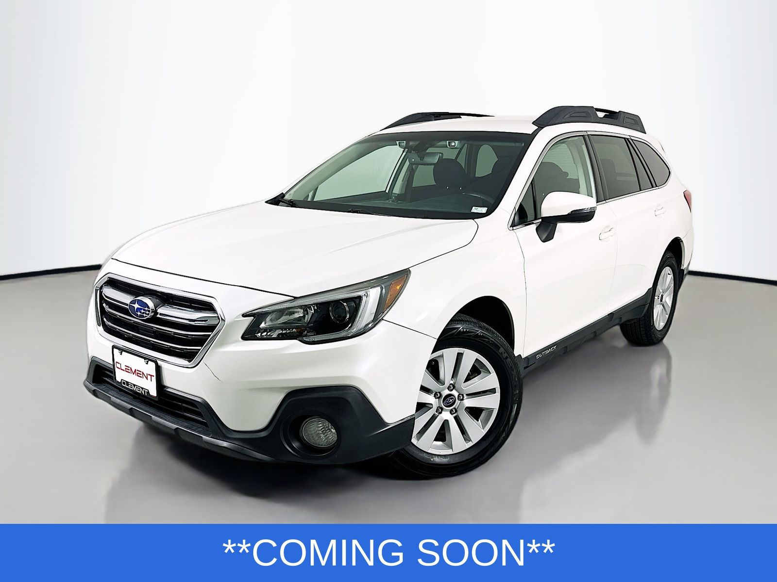 Crystal White Pearl 2019 Subaru Outback 2.5i Premium AWD Wagon All-Wheel Drive Continuously Variable Transmission