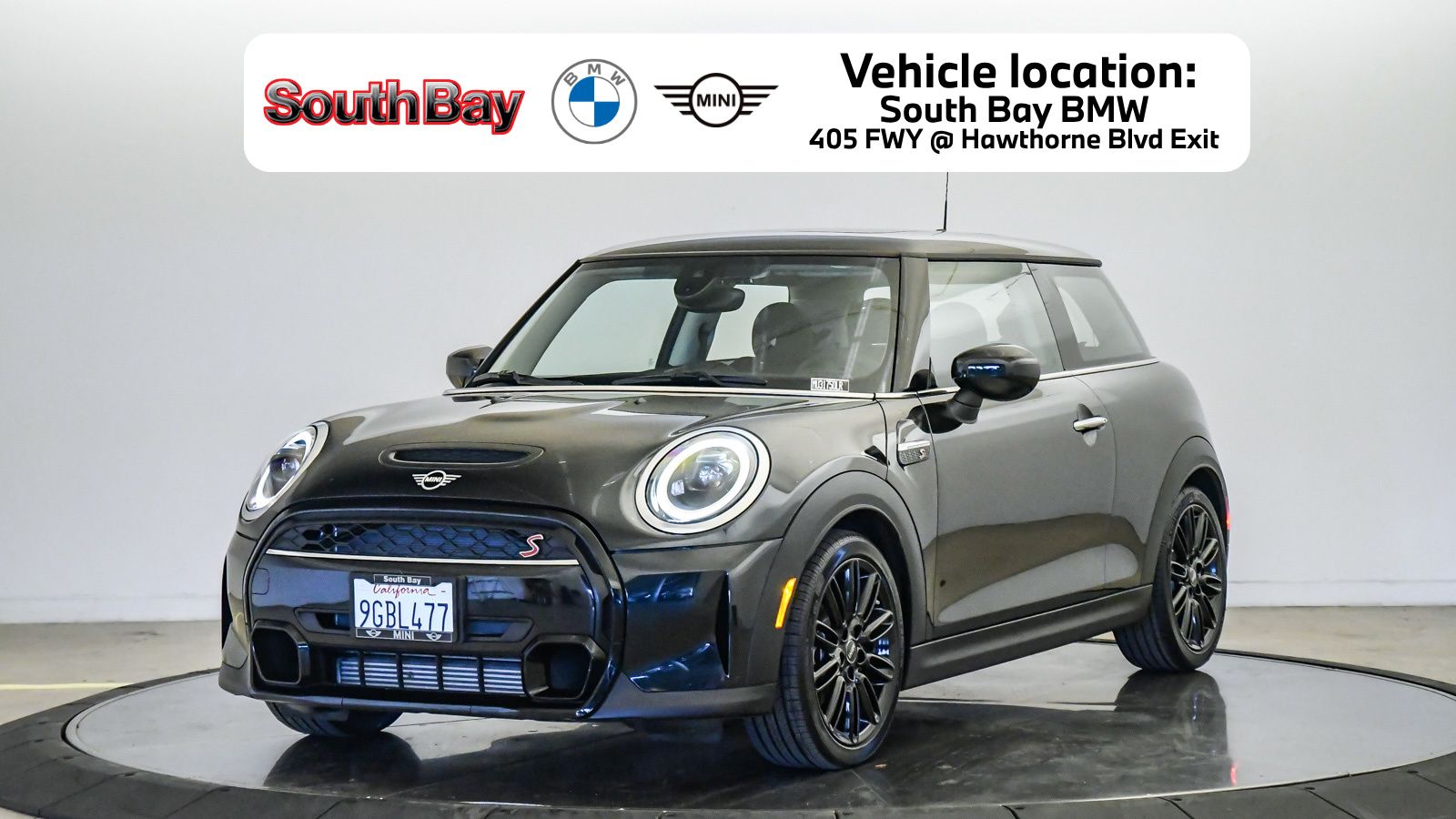 Midnight Black 2024 MINI Cooper S 2-Door Hatchback FWD Hatchback Front-Wheel Drive 7-Speed Automatic