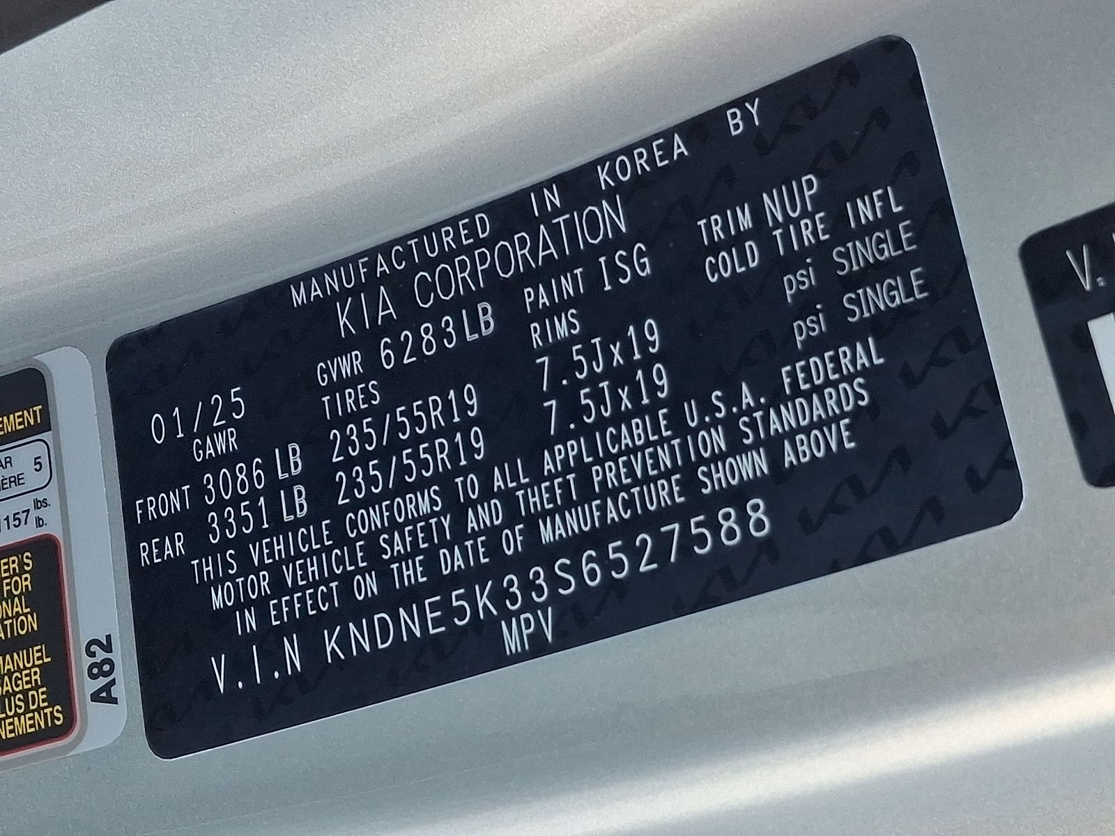 2025 Kia Carnival SX Prestige - Photo 23