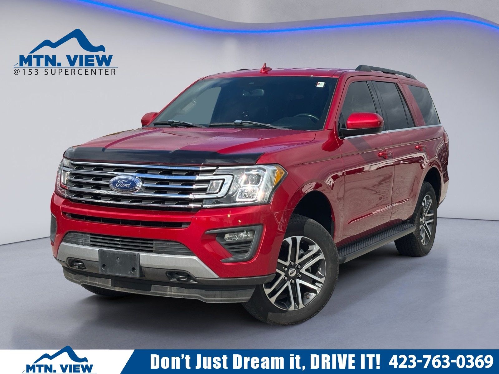 Red Metallic 2021 Ford Expedition SUV / Crossover Four-Wheel Drive Automatic