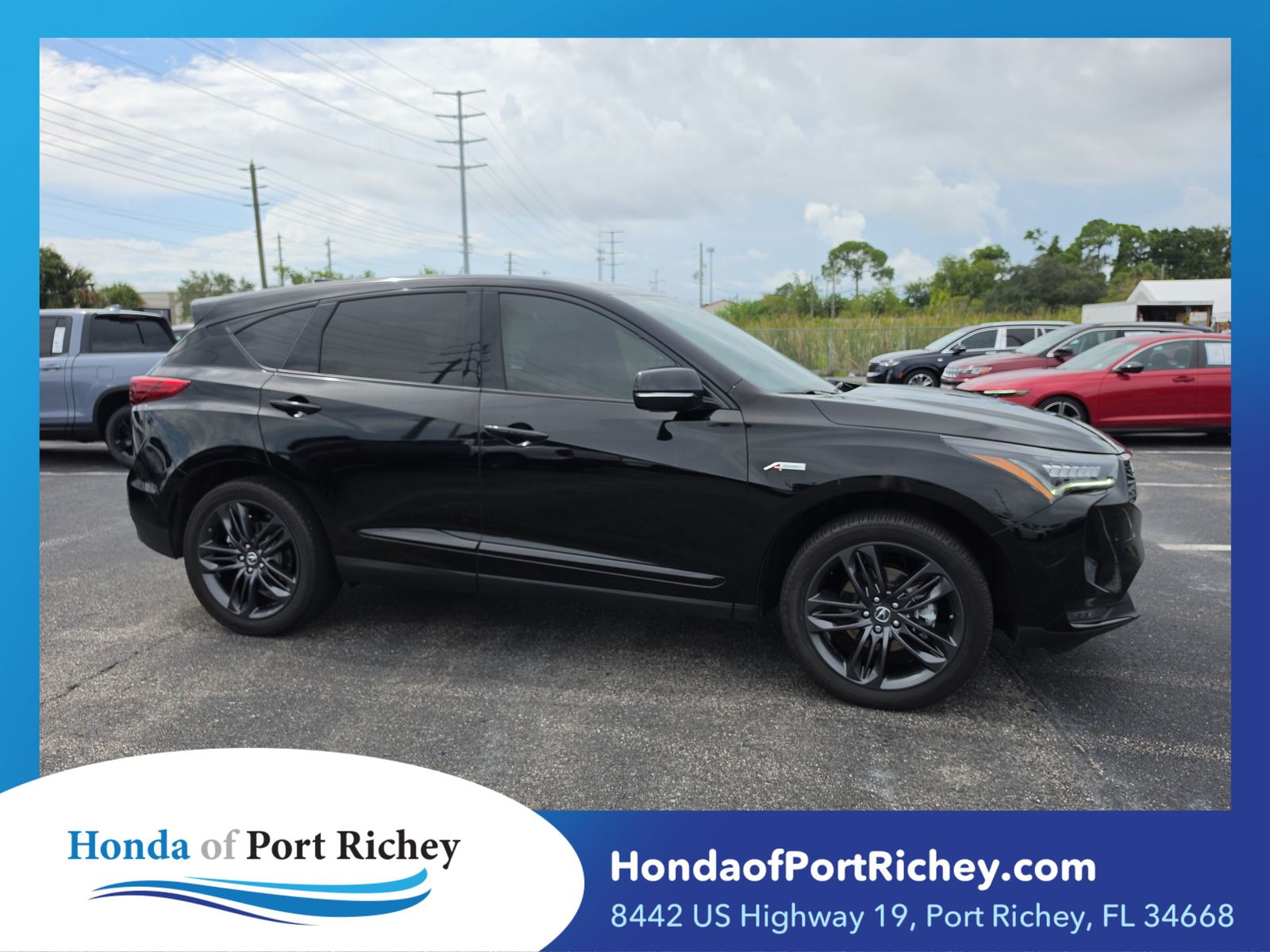Majestic Black Pearl 2024 Acura RDX SUV / Crossover All-Wheel Drive Automatic