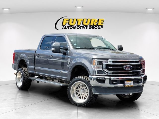 Gray Metallic 2021 Ford F-250 Super Duty Pickup Truck Four-Wheel Drive Automatic