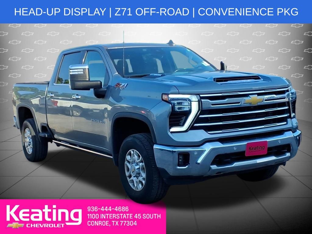 Sterling Gray Metallic 2024 Chevrolet Silverado 2500HD Pickup Truck Four-Wheel Drive Automatic