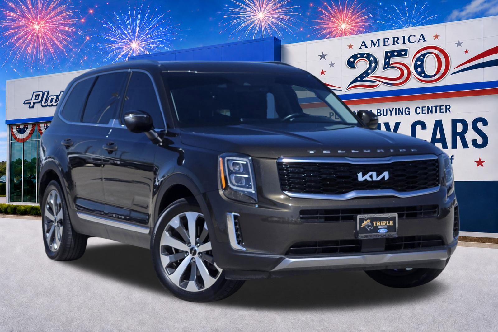 Dark Moss 2022 Kia Telluride SUV / Crossover Front-Wheel Drive 8-Speed Automatic