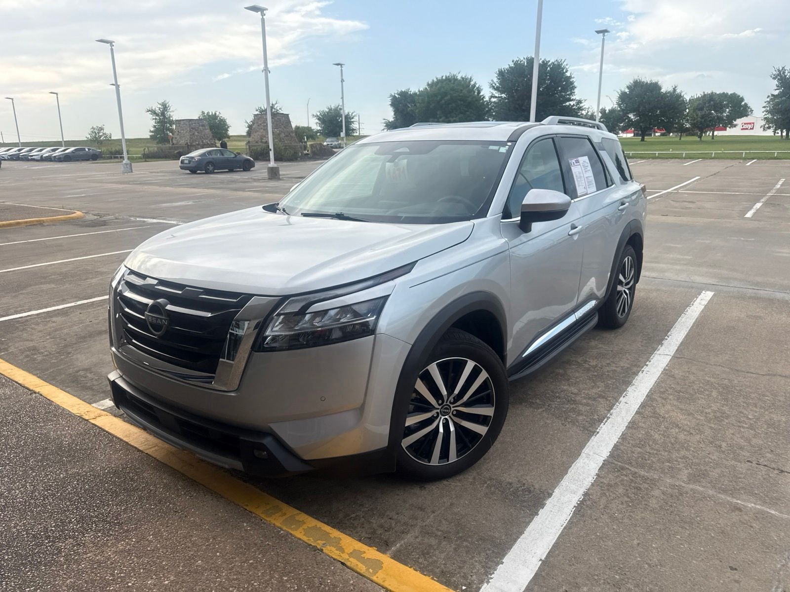 Brilliant Silver Metallic 2025 Nissan Pathfinder SUV / Crossover All-Wheel Drive 9-Speed Automatic
