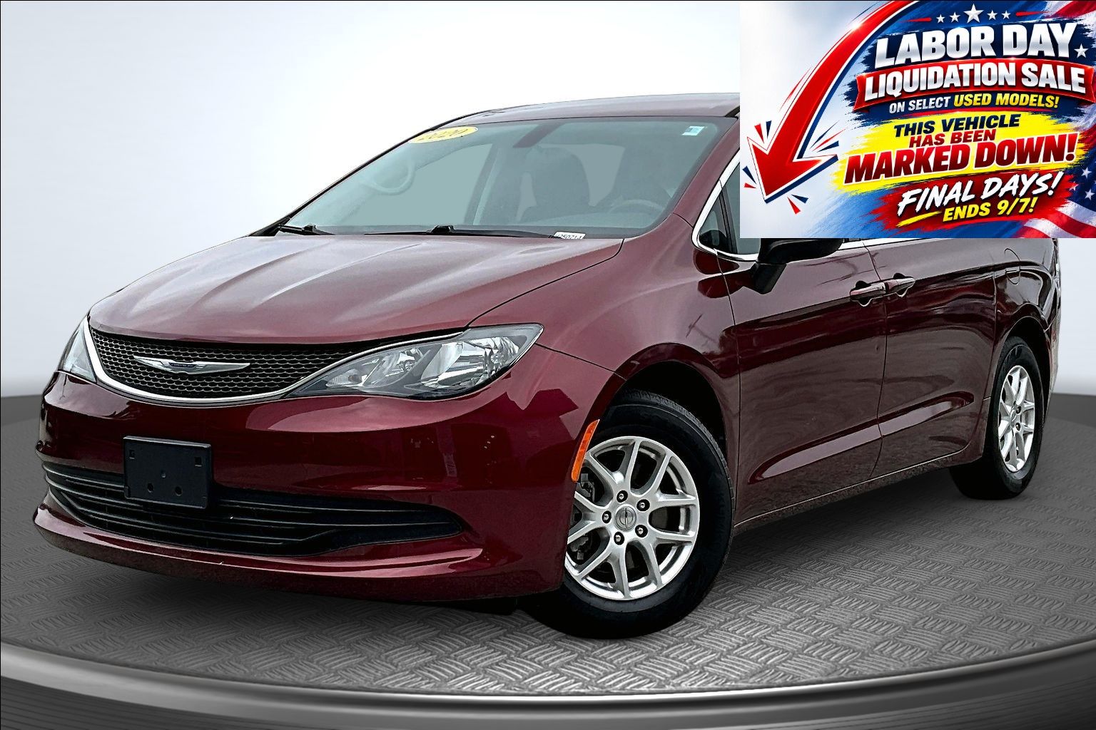 Velvet Red Pearlcoat 2020 Chrysler Voyager Minivan Front-Wheel Drive 9-Speed Automatic