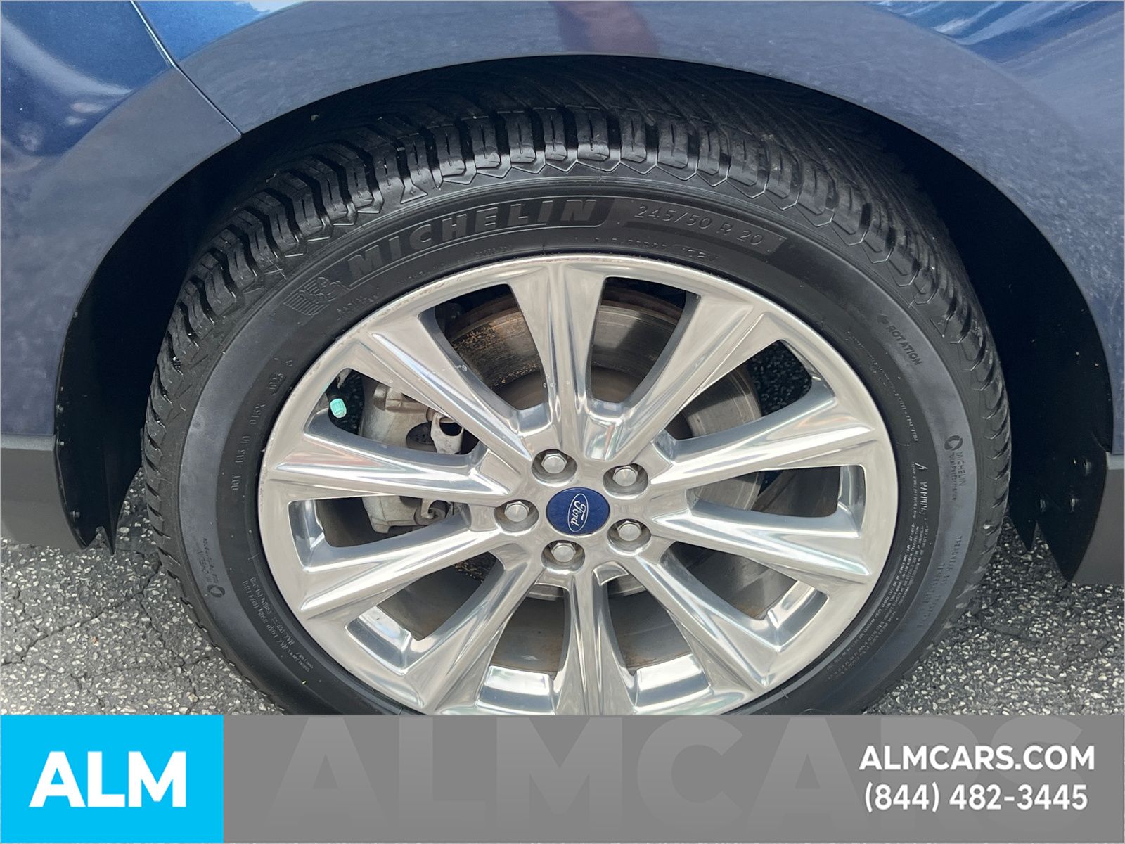 Used 2017 Blue Ford Titanium image 14