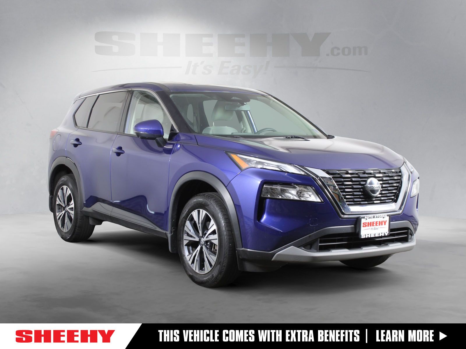 Caspian Blue Metallic 2021 Nissan Rogue SUV / Crossover All-Wheel Drive Continuously Variable Transmission