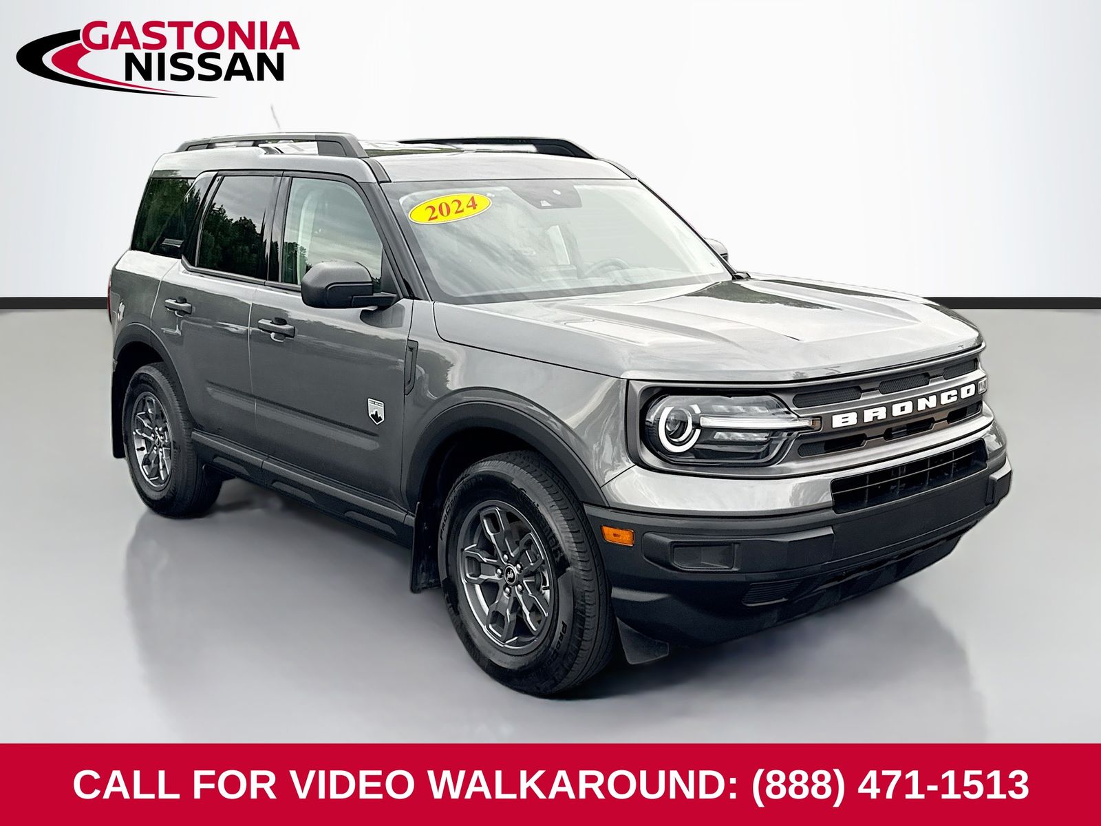Gray Metallic 2024 Ford Bronco Sport Big Bend AWD SUV / Crossover All-Wheel Drive 8-Speed Automatic
