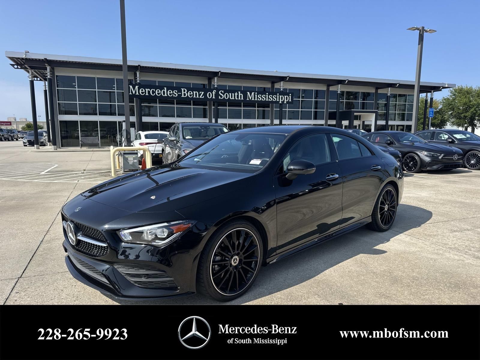 Black 2023 Mercedes-Benz CLA 250 FWD Coupe Front-Wheel Drive 7-Speed Automatic