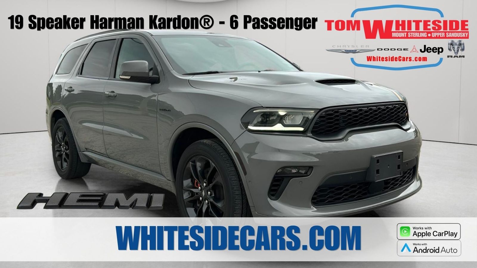 Destroyer Gray Clearcoat 2022 Dodge Durango SUV / Crossover All-Wheel Drive 8-Speed Automatic
