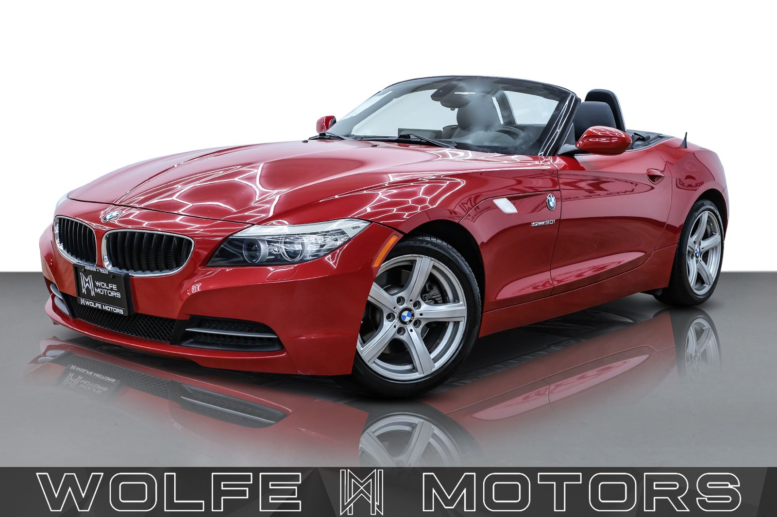Crimson Red 2009 BMW Z4 Convertible Rear-Wheel Drive 6-Speed Manual