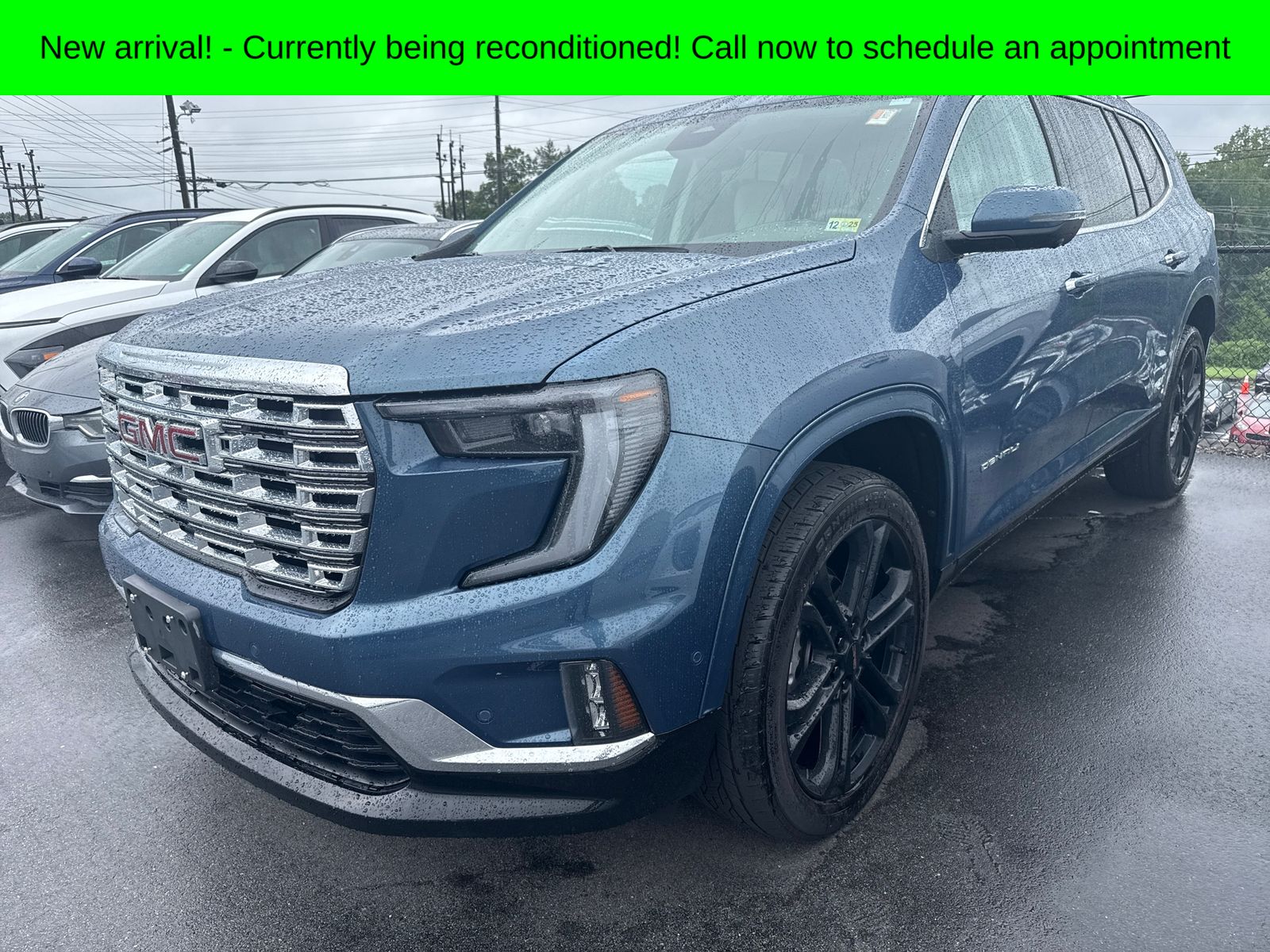 Downpour Metallic 2025 GMC Acadia SUV / Crossover Four-Wheel Drive 8-Speed Automatic