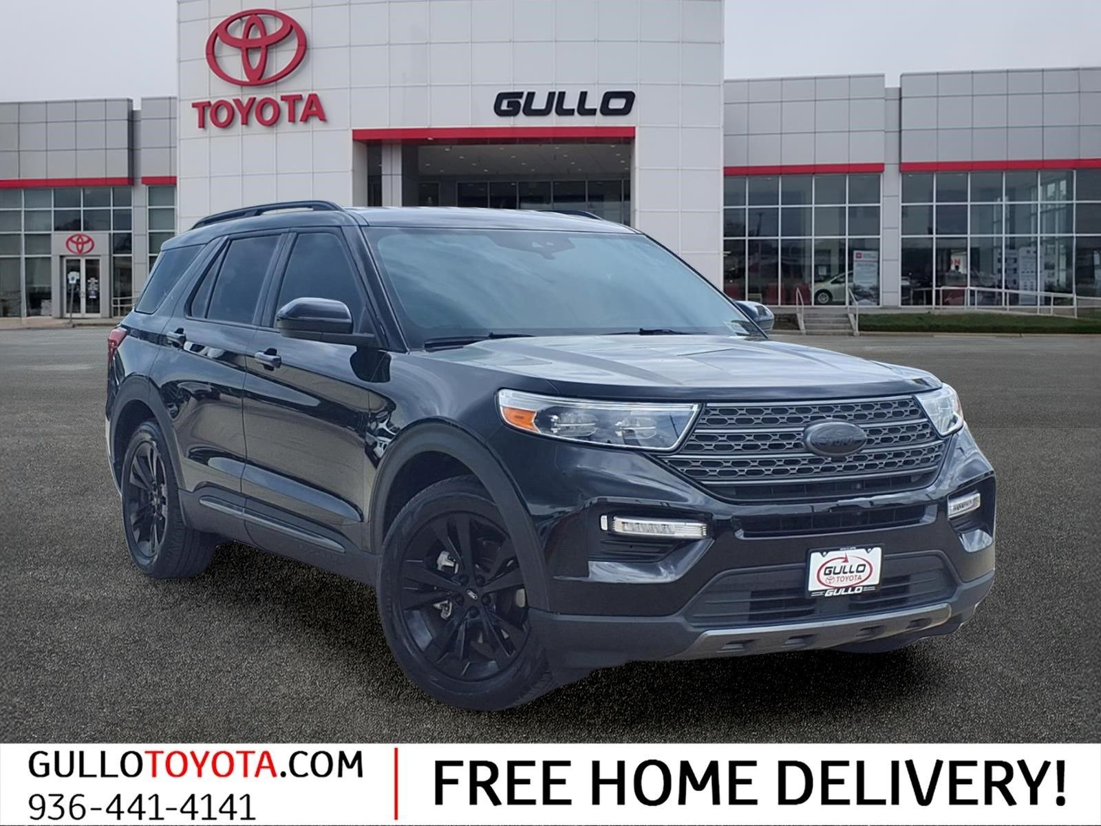 Black Metallic 2023 Ford Explorer SUV / Crossover Rear-Wheel Drive Automatic