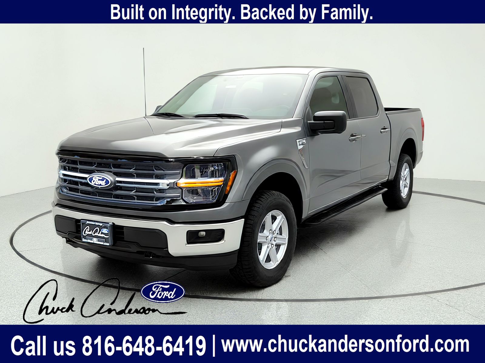 Carbonized Gray Metallic 2026 Ford F-150 Pickup Truck Four-Wheel Drive Automatic