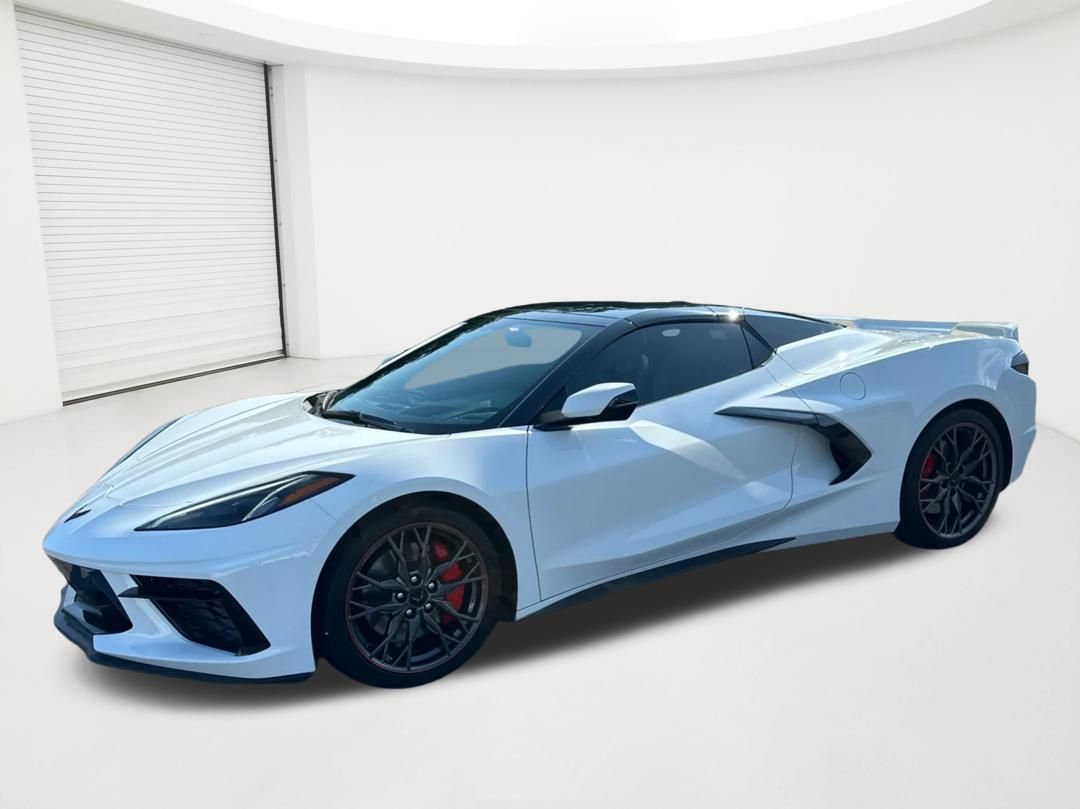 Arctic White 2023 Chevrolet Corvette Convertible Rear-Wheel Drive 8-Speed Dual Clutch