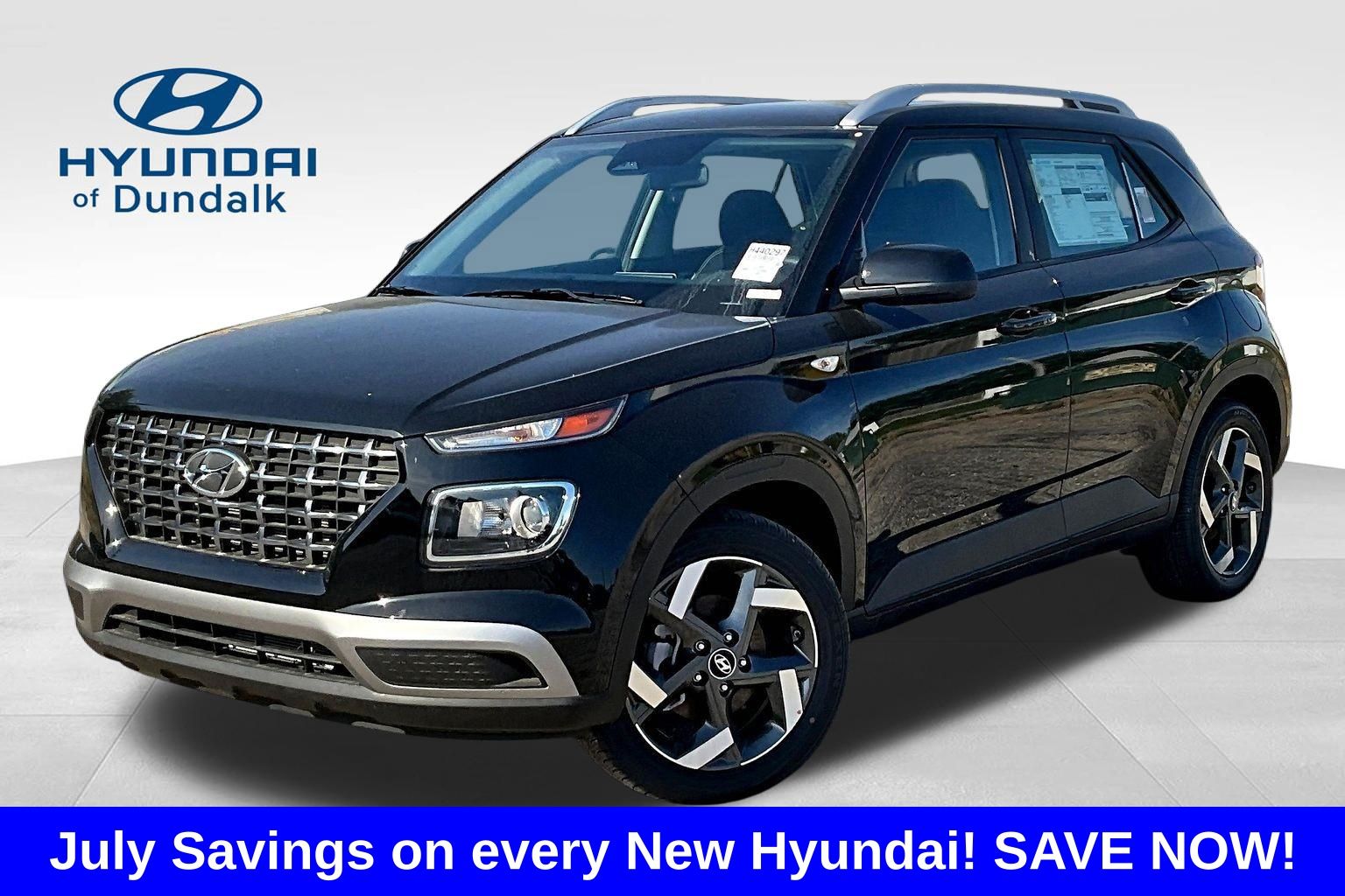Onyx Black 2026 Hyundai Venue SUV / Crossover Front-Wheel Drive Continuously Variable Transmission