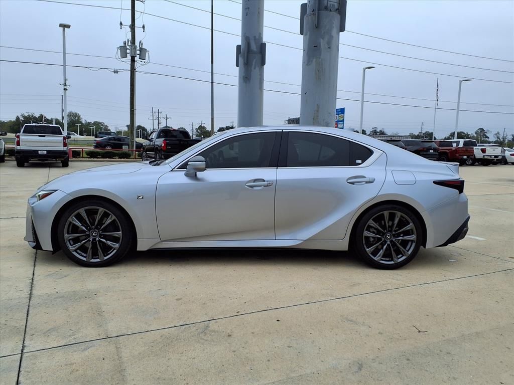 2023 Lexus IS 350 F SPORT Silver at Westside Lexus