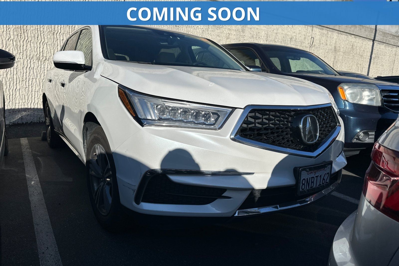 Platinum White Pearl 2020 Acura MDX SH-AWD SUV / Crossover All-Wheel Drive 9-Speed Automatic