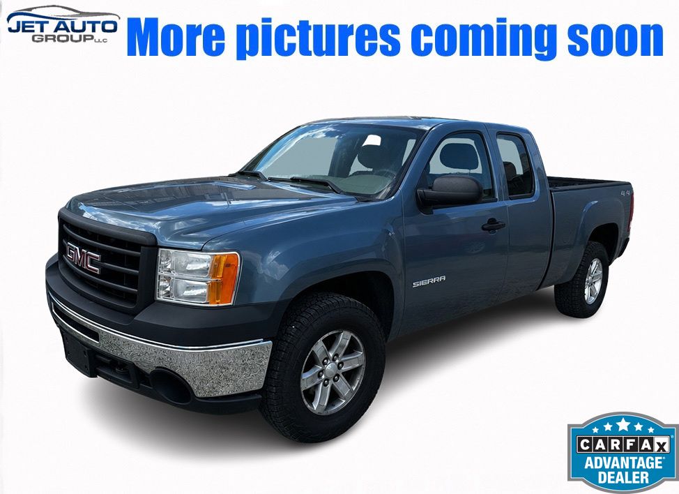 Stealth Gray Metallic 2012 GMC Sierra 1500 Work Truck Ext. Cab 4WD Pickup Truck Four-Wheel Drive 4-Speed Automatic Overdrive