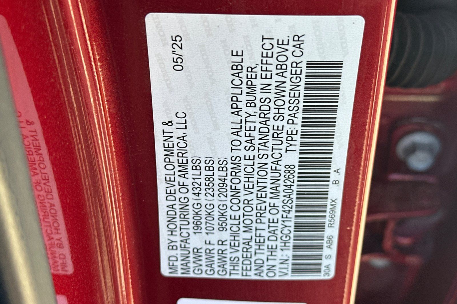 2025 Honda Accord SE - Photo 26